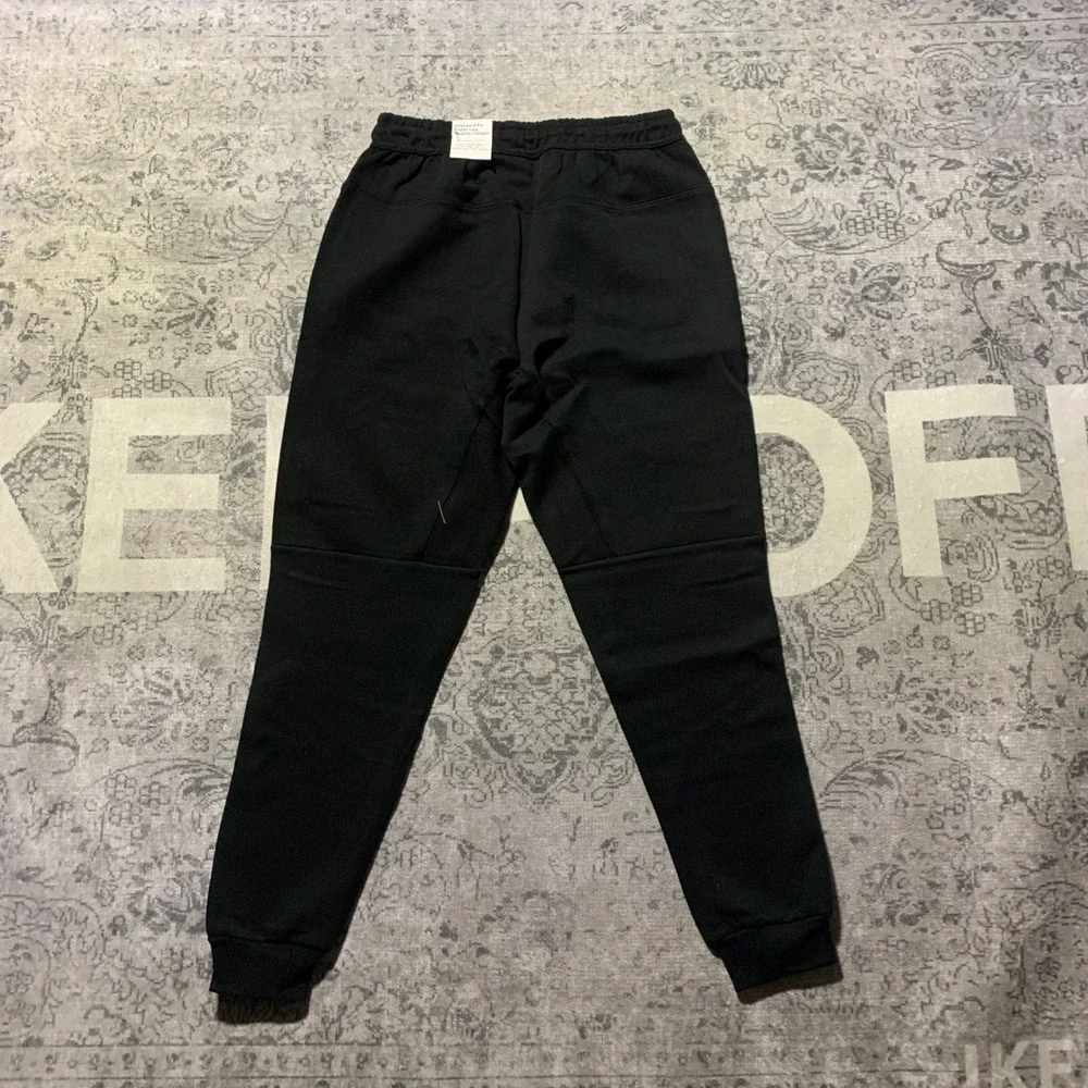 Nike Mens Sportswear Joggers‎ Size M Black Fleece Reflective Stripe FZ0762-010